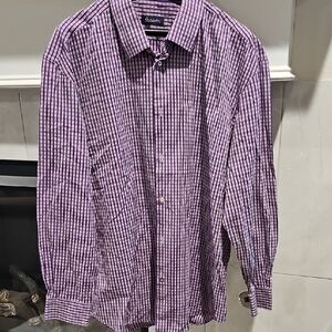 Brooks Brothers Purple Plaid Casual Shirt